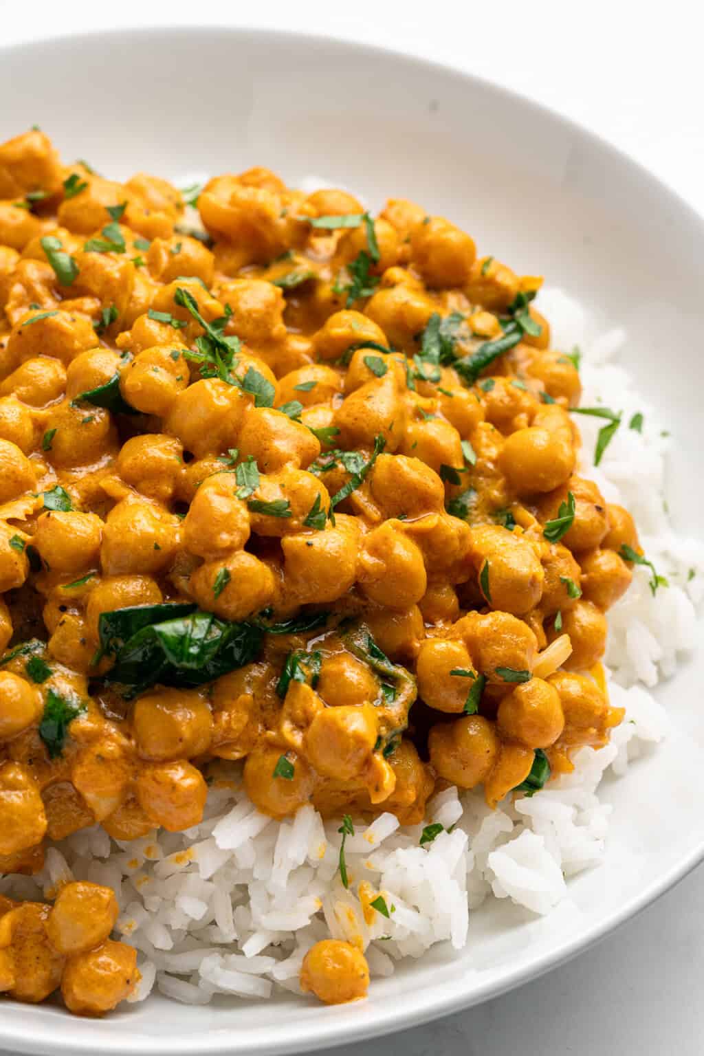 Creamy Coconut Chickpeas