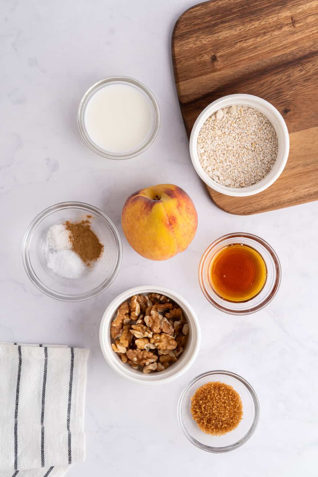 Single Serve Peach Crisp - The Modern Nonna
