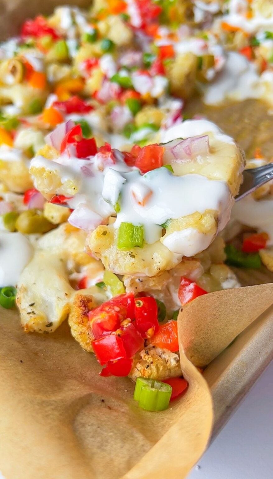 Cauliflower Nachos - The Modern Nonna