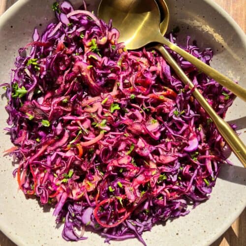 Red Cabbage Slaw