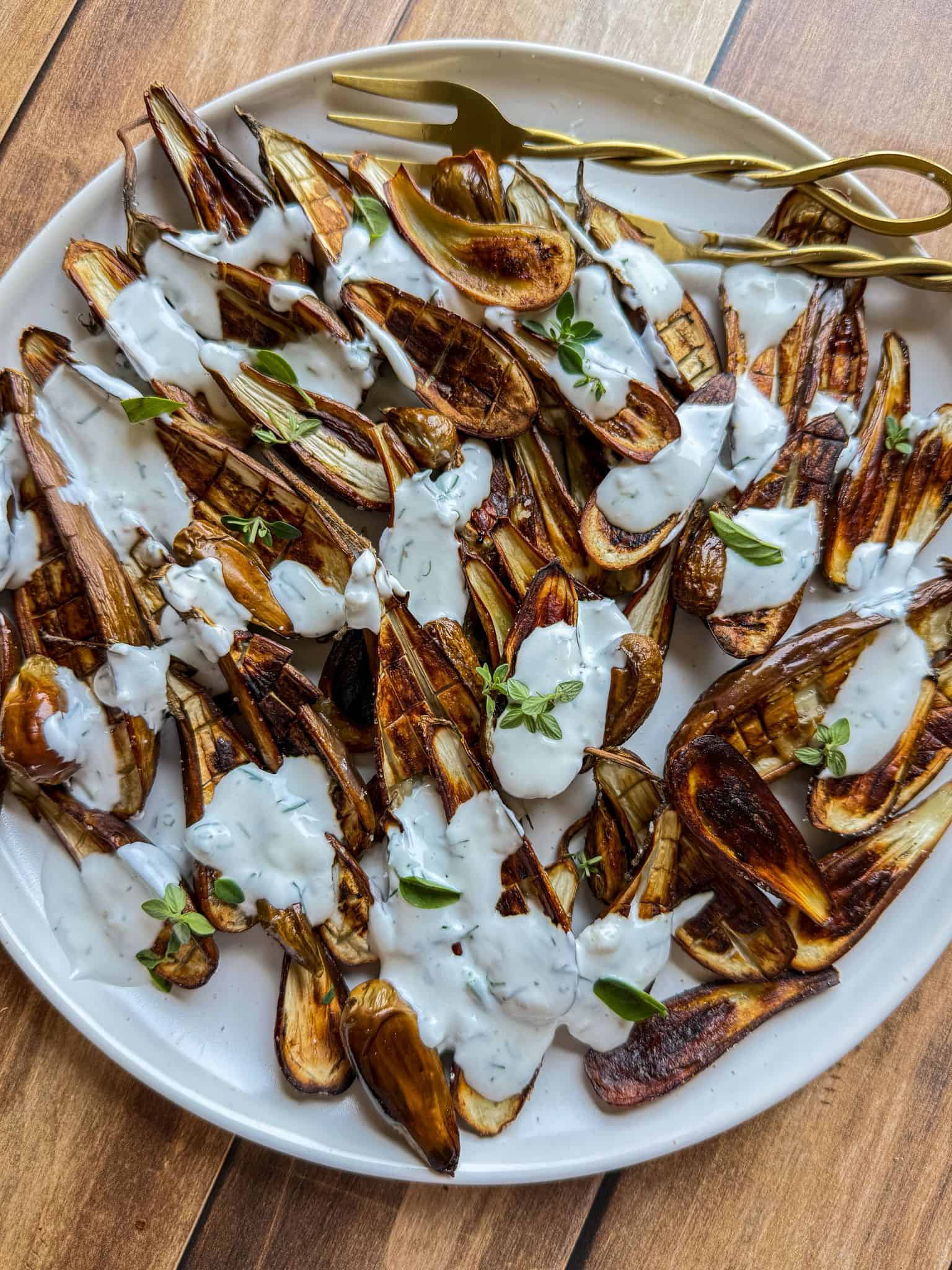 Roasted Baby Eggplant