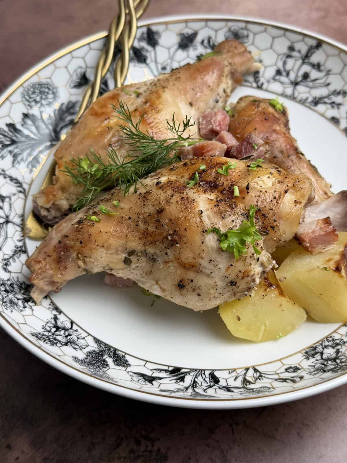 Easy Baked Rabbit - The Modern Nonna