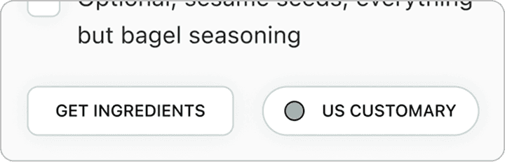 add ingredients to shopping list
